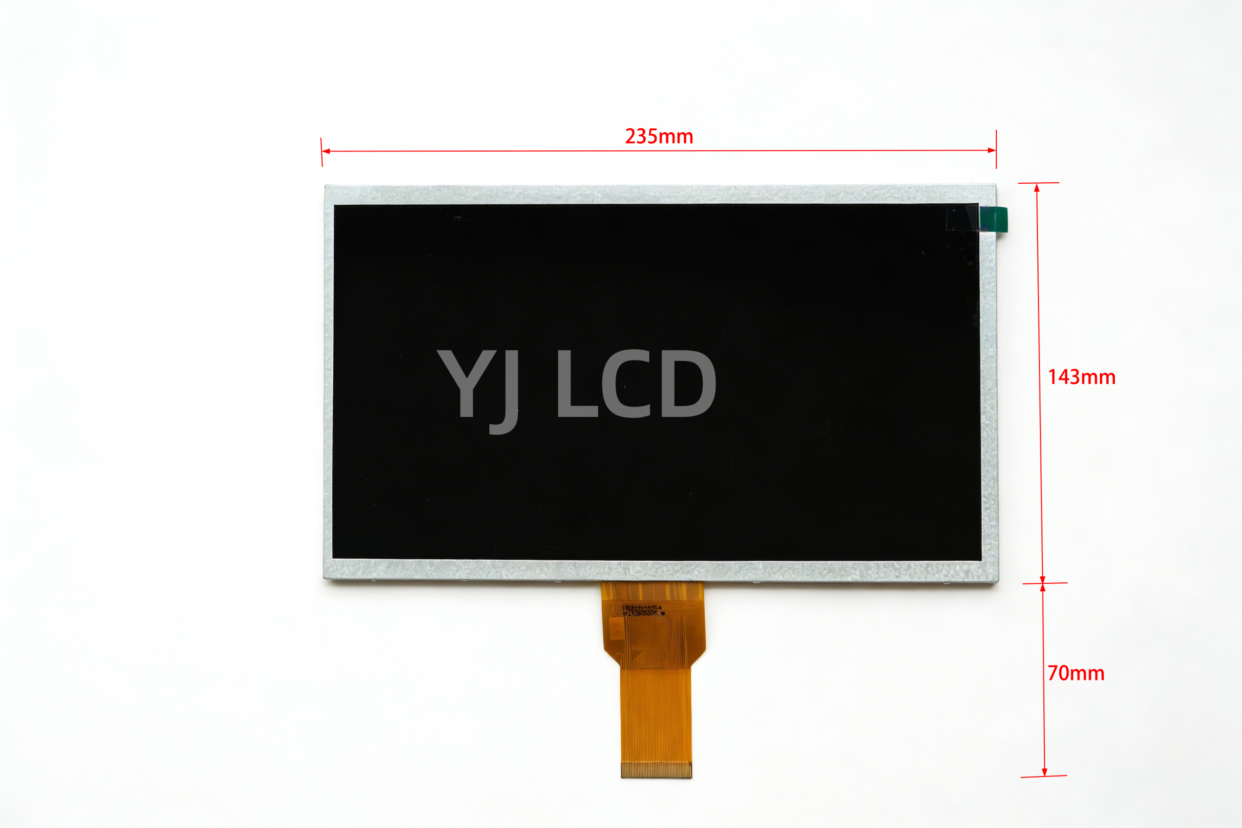 10.1 Inch High Brightness IPS LCD Display 1024*600 50Pins TTL RGB SH101JGI40 SH101JGI50 For Industrial & Access Control