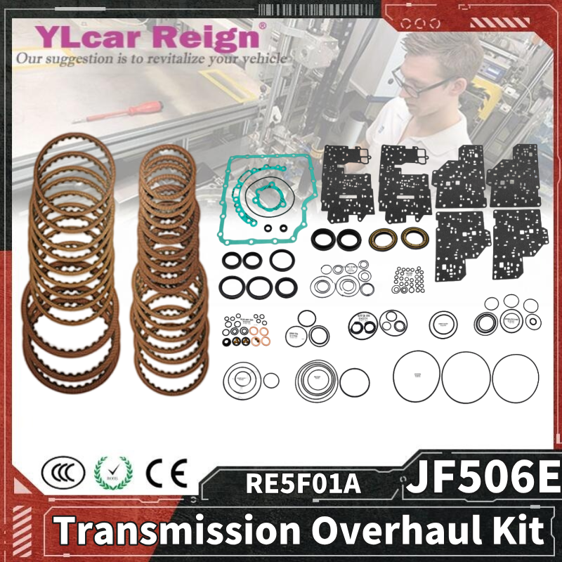 JF506E RE5F01A 09A 09B オートトランスミッションオーバーホールキット摩擦板クラッチディスクシール修理キット VW アウディジャガーランドローバー