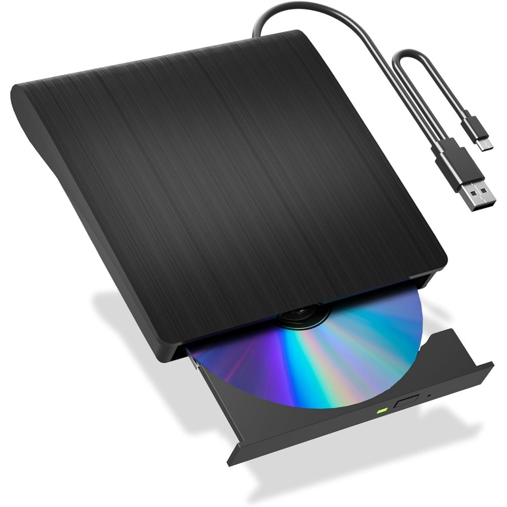外付けブルーレイドライブバーナー BD CD DVD リーダーおよびライター 光学ドライブプレーヤー Windows XP/7/8/10/11、Mac OS と互換性あり