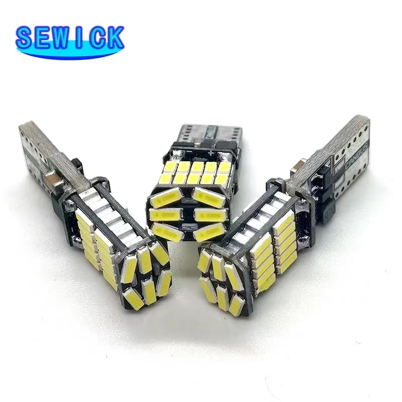 100 個 T10 w5w 194 501 canbus 4014 車内ライトエラーなし T10 26SMD LED 計器灯電球ランプドームライト 12V