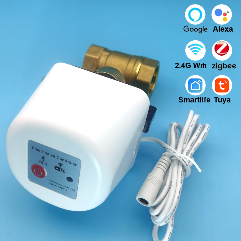 1/2インチ 3/4インチ 1インチ Tuya Zigbee Wifi 給水バルブ ガーデン自動止水タイマー 灌漑コントローラー サポート Alexa Google ホーム