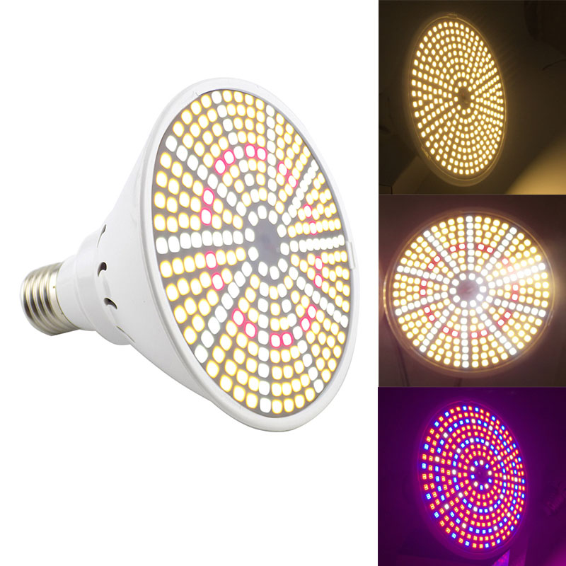 3 タイプフルスペクトル 290 LED 屋内植物花成長電球 E27 ランプ野菜栽培ブルーハイドロ太陽光植物ランプ r1