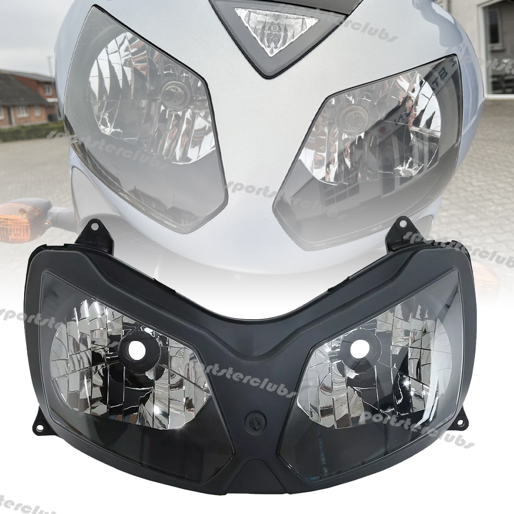 カワサキニンジャ ZX-12R 2002-2005 ZX12R ZX 12R ZX1200 2003 2004 オートバイフロントヘッドライトアセンブリヘッドランプヘッドランプライト