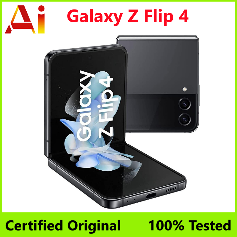 Samsung Galaxy Z Flip4 Z Flip 4 5G 6.7 "8GB 128/256/512GB Snapdragon 折りたたみ式オリジナル 99% 新しい Android 携帯電話