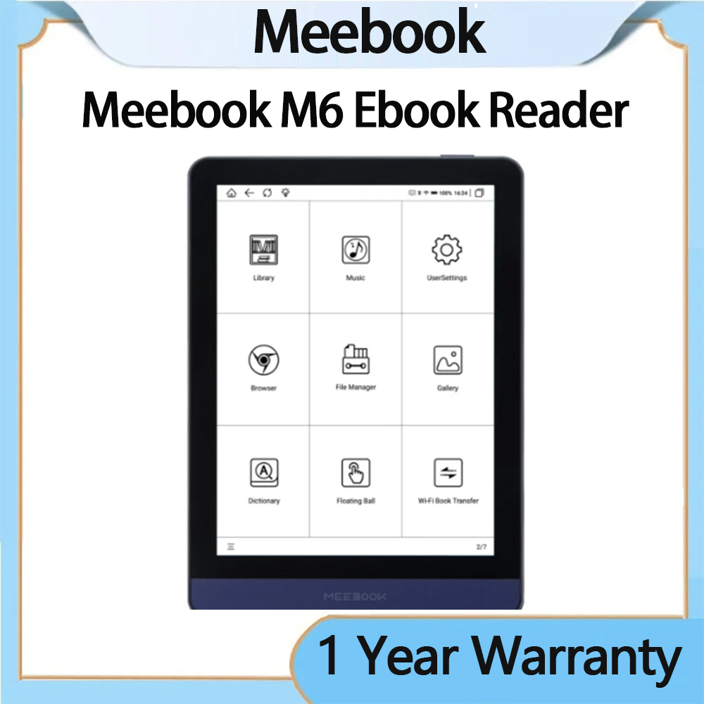新しい Meebook M6 Ereader 6 インチ電子ブックリーダー Ereader デュアルカラーフロントライト 3 グラム/32 ギガバイト 8 コアアンドロイド 11 リーダーブック 300 PPI
