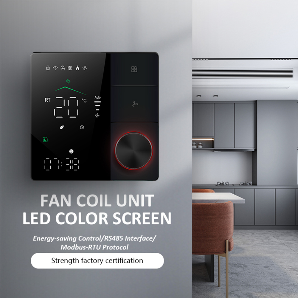 Tuya ZigBee スマートエアコン温度コントローラーサーモスタット 3 スピードファンコイルユニット空調加熱冷却