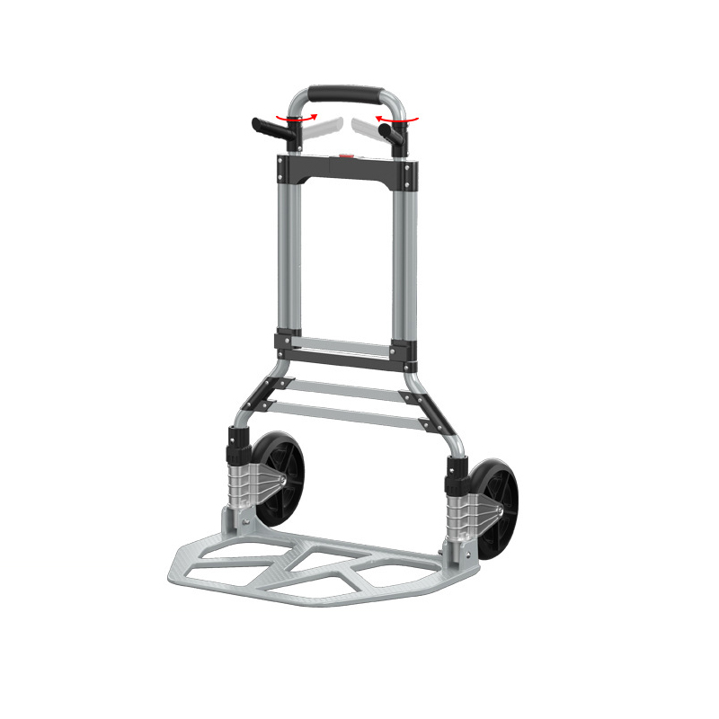 折りたたみ式トロリーポータブル小型荷物トロリートレーラー折りたたみ荷物トロリー家庭用ショッピングカート