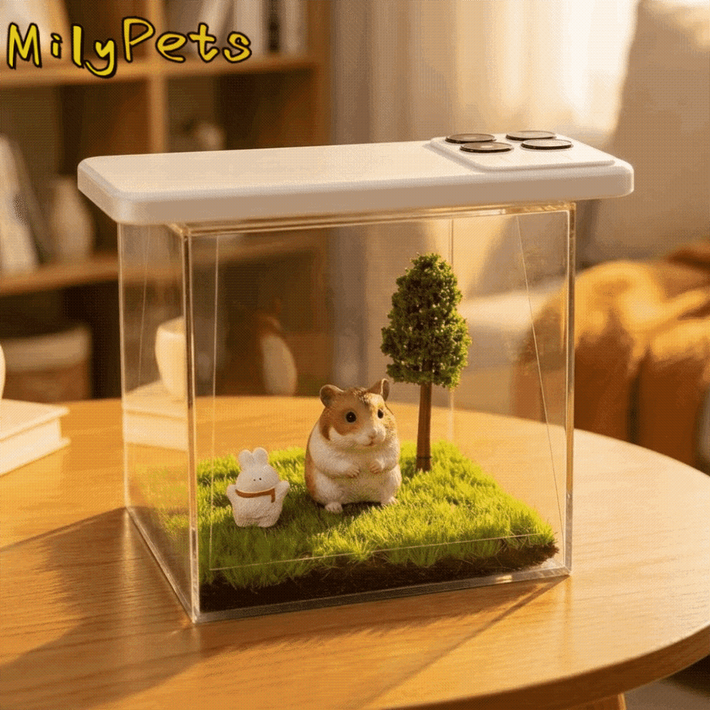 アクリルペットホログラフィック投影デジタル投影 3D ホログラフィック犬投影ボックスメモリアルボックスペット追悼