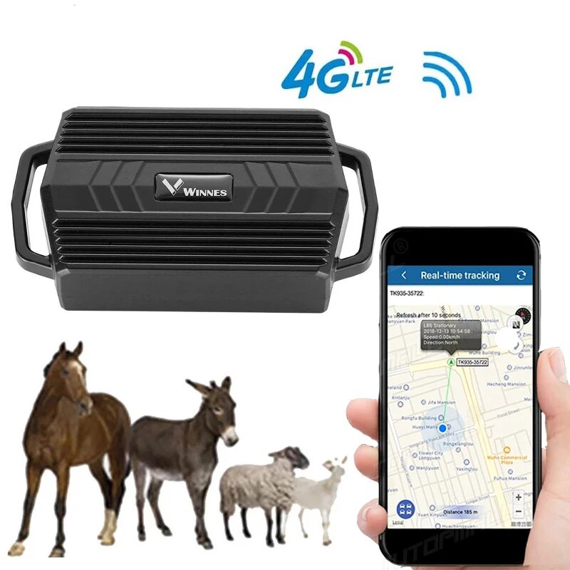 GPS トラッカー動物牛ラクダ羊 TK935 3000mAh ロケーター防水リアルタイム車マグネット無料 Web アプリ PK TK905