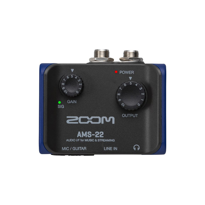 ZOOM ミュージシャン向けUSBオーディオインターフェース AMS-22