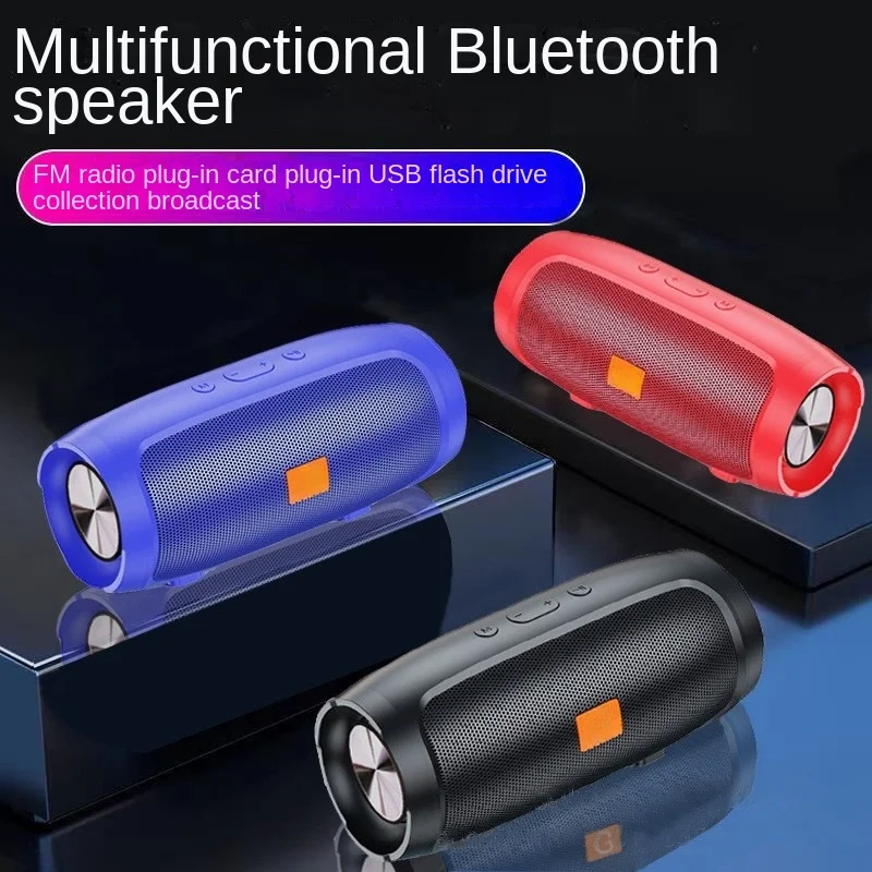 ポータブルサブウーファー Bluetooth スピーカー屋外ステレオサラウンド防水スピーカーワイヤレスサウンドボックスサポート FM ラジオ TF カード