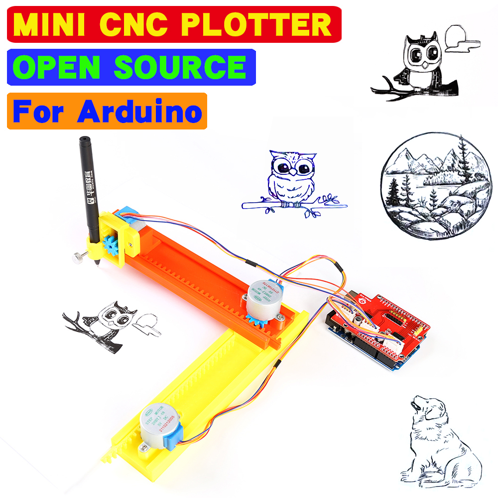 Arduino DIY キット GRBL DIY ミニ CNC ルーターマシン Drawbot ペン描画ロボットマシンレタリング Corexy XY プロッター CNC インテリジェント