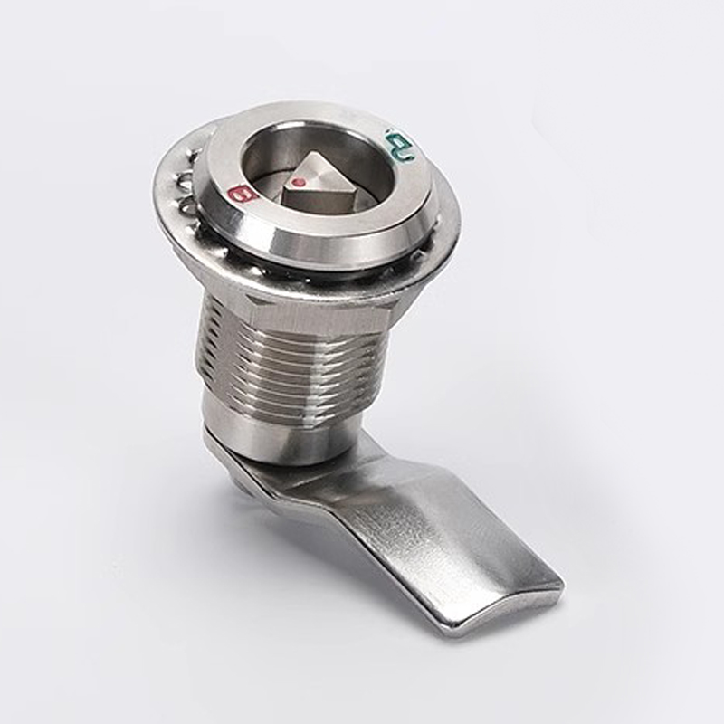 ステンレス鋼の三角形ロッカー伸縮セキュリティロックドア用三角形電気キャビネットゴミ箱ロックプル舌メールボックス