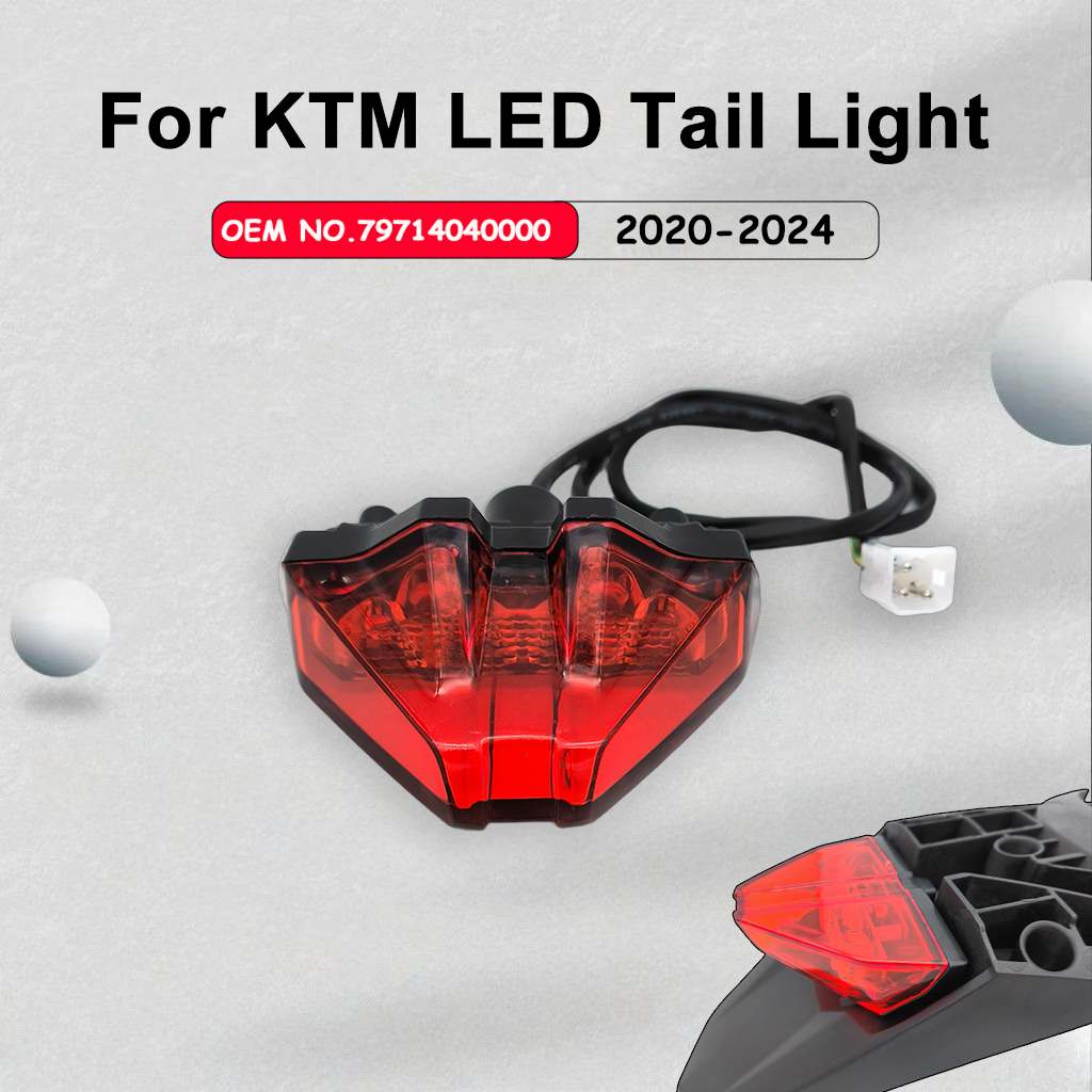 KTM 2024 LED テールライトアセンブリオートバイリアテールライト EXC EXC-F XCW XW-F 125 250 350 450 ブレーキテールライト