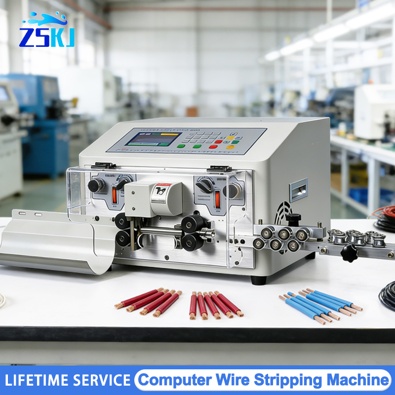 SWT508-C/N 0.1-25mm2 自動ワイヤーストリッピングマシン PVC ガラスワイヤーケーブル剥離ストリップ切断ケーブルカッターストリッパー