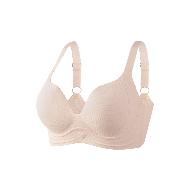 ワイヤレスプッシュアップブラジャー小さな胸のたるみ防止 36-46BCD ソリッドノンワイヤー Bralette 女性シームレスな快適な日常着ランジェリー