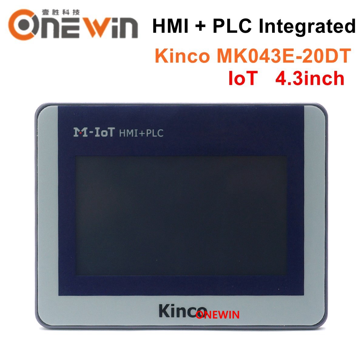 Kinco IoT MK043E-20DT HMI PLC オールインワン 4.3 インチタッチスクリーンプログラマブルコントローラー統合パネルサポートリモート