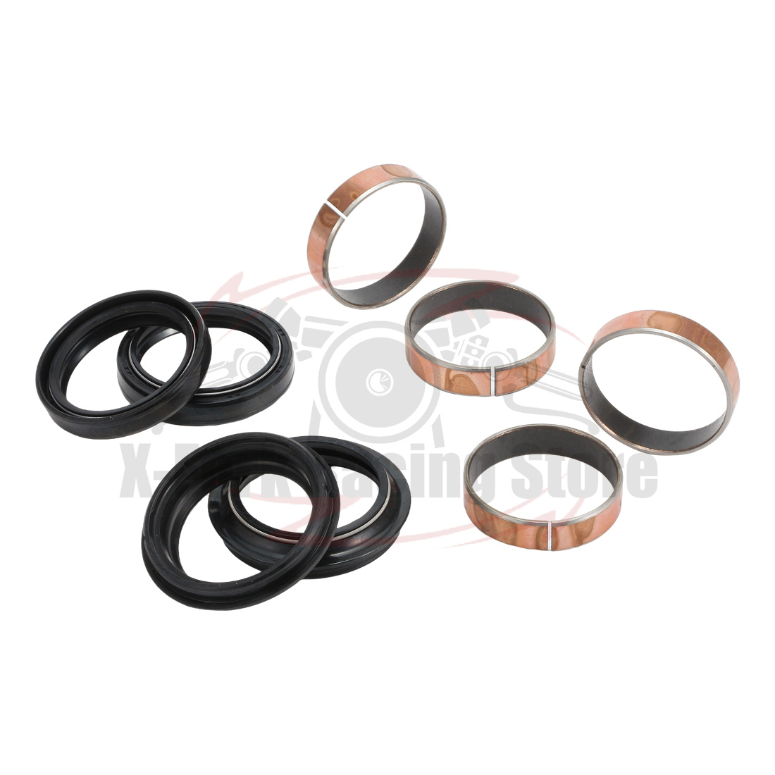 フロントフォークブッシュオイルシールダストシールガイドレールキット BMW HP4 2012-2014 S1000R 2013-2021 RnineT 2013-2024 S1000XR 2014-2019