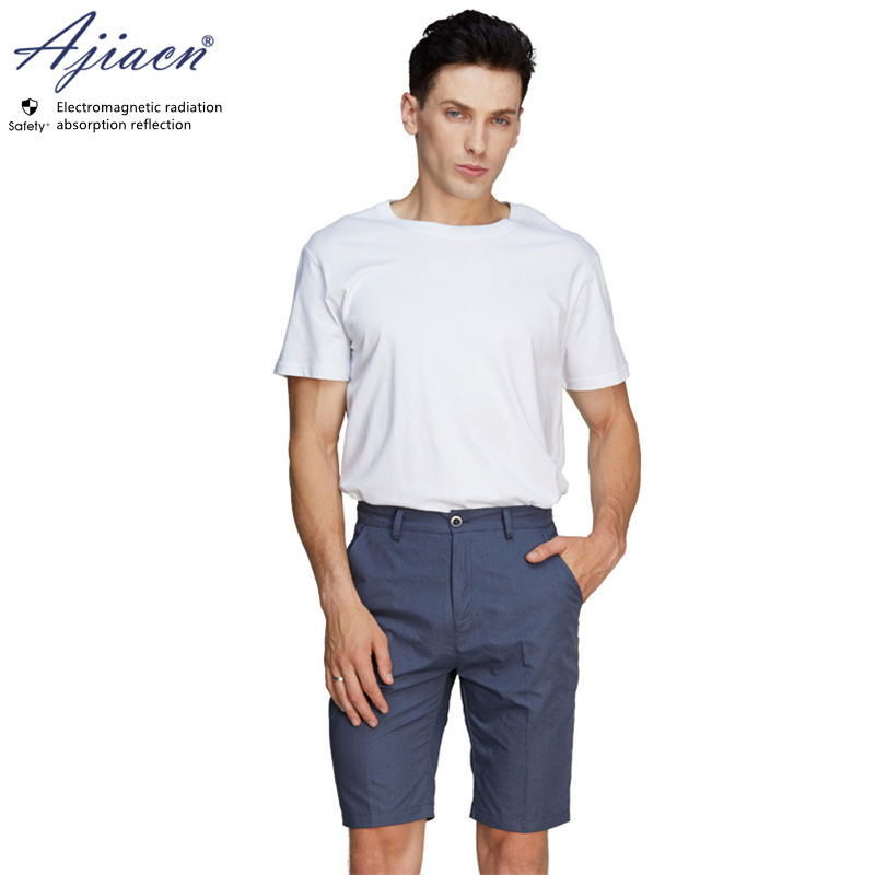EMF Shielding Men's Shorts, Electromagnetic Radiation Protection business shorts for computer room/Monitoring Rooms