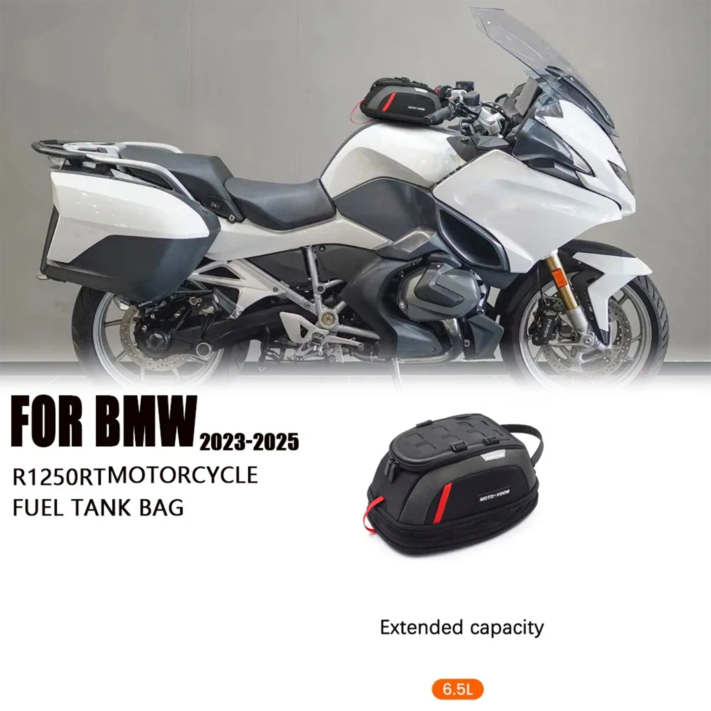 Bmw R1250RT R 1250RT R1250 RT オートバイ燃料タンクバッグアクセサリー 2023 2024 2025 多機能磁気ポータブルタンクバッグ