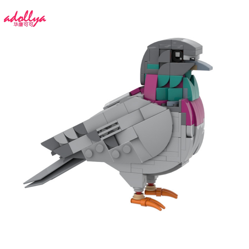 Adollya MOC アイデア動物ノバトホームオーナメント 255 個レンガモデルビルディングブロックキットおもちゃギフトおもちゃ