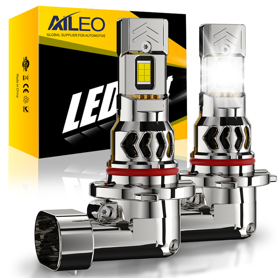 AILEO 2 個 9005 HB3 9006 HB4 Led ヘッドライト 26000LM 500 ワット車の LED ヘッドライト電球 6500 18K 超高輝度光プラグ