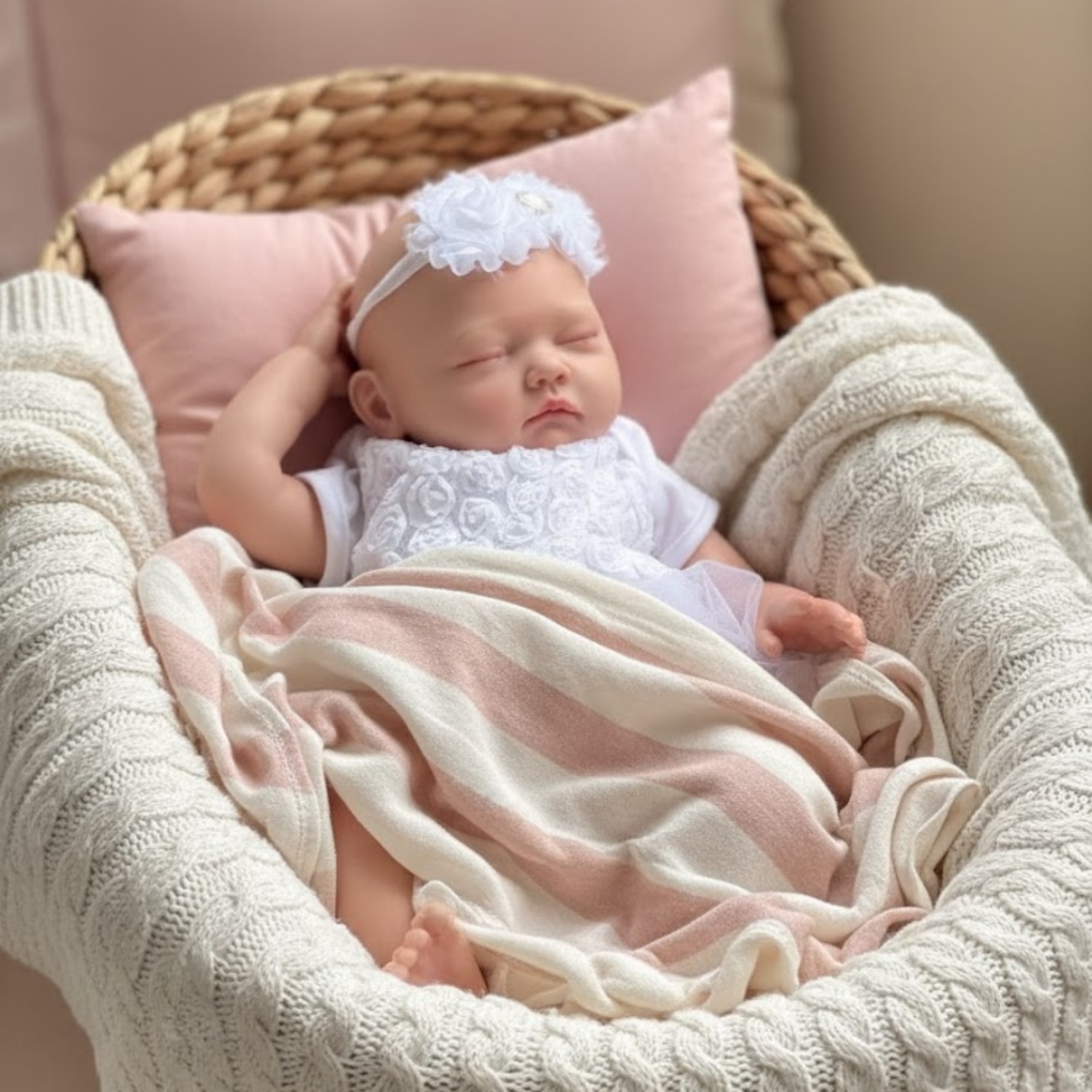 AnjoDoll 18 インチリアルなシリコーン女の子塗装/未塗装リボーン人形洗える再生人形ギフト用 Muñeca リボーン