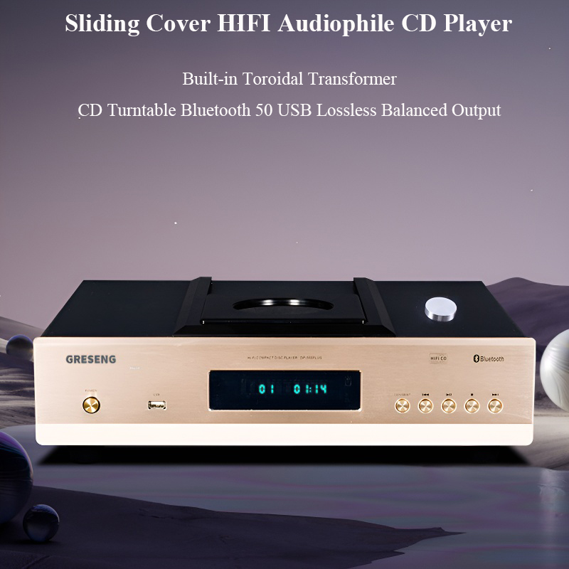 ハイエンド HIFI CD プレーヤー ES9038Q2M DAC Bluetooth 50 トップスライドカバーオーディオマニア CD 音楽プレーヤー 24 ビット 192KHz デコード DA11VZ