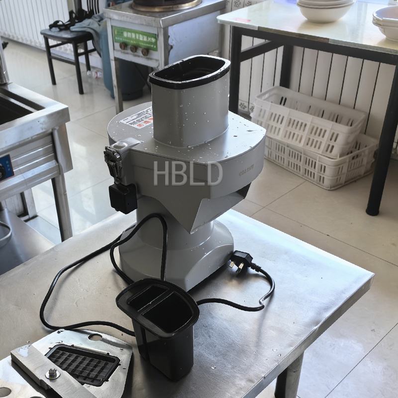 2026 New Industrial Small Electric Potato Chopper Vegetable Salad Dicing Machine for Kitchen Use