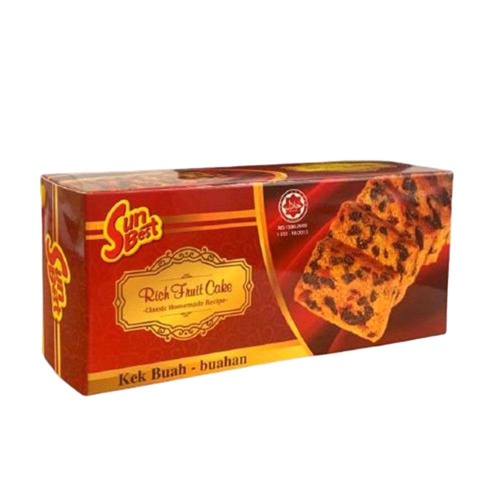 [マレーシア] 在庫あり+迅速発送 ハラール売れ筋のおいしいクランベリーとレーズンのケーキ 1個あたり280g