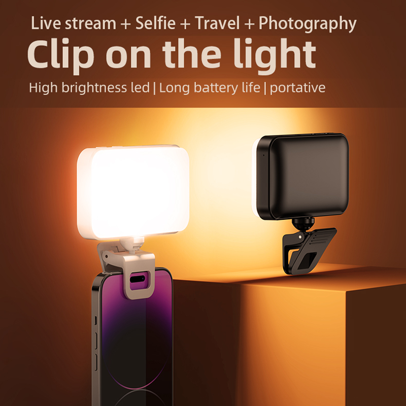 ポケット LED Selfie ライト IPhone IPad 携帯電話ラップトップクリップフラッシュフィルビデオ写真リングライト写真撮影ランプ