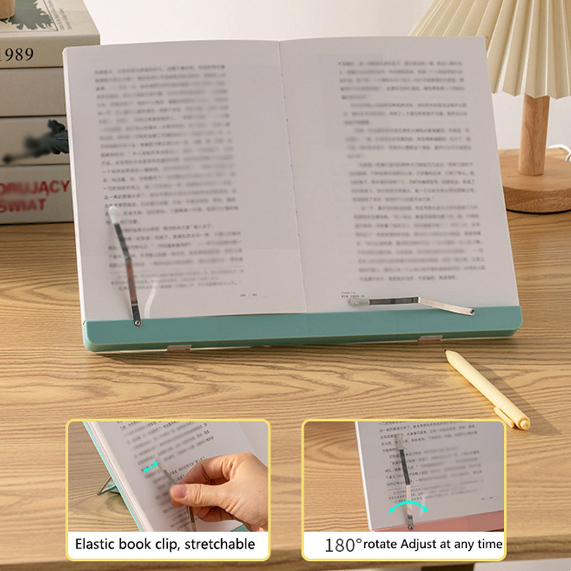 1pc クリエイティブシンプルな多機能調整可能なポータブル折りたたみ読書ブックスタンド棚折りたたみホルダーオーガナイザー音楽 Scor