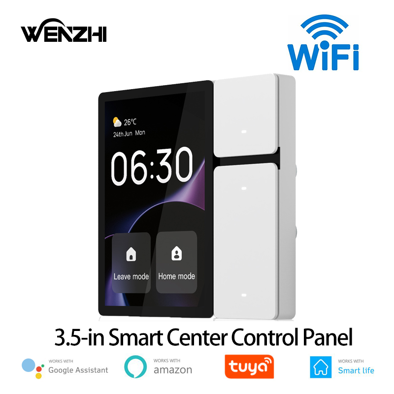 WiFi コントロールパネル BLE ゲートウェイハブ内蔵シーンスイッチ 3.5 インチタッチスクリーン Tuya スマートライフホームオートメーションフルシステム