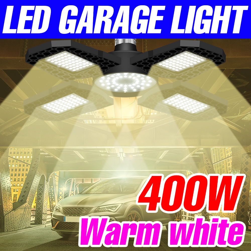 LEDガレージランプシーリングライトE27 LED電球220V LED商業照明50W 100W 200W 300W 400W倉庫ランプワークショップランパラ