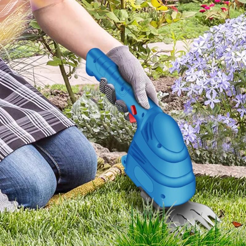 2 in 1 電動草トリマーと低木カッター オーバーロード システム 人間工学に基づいたグリップ 園芸愛好家へのギフト M4YD