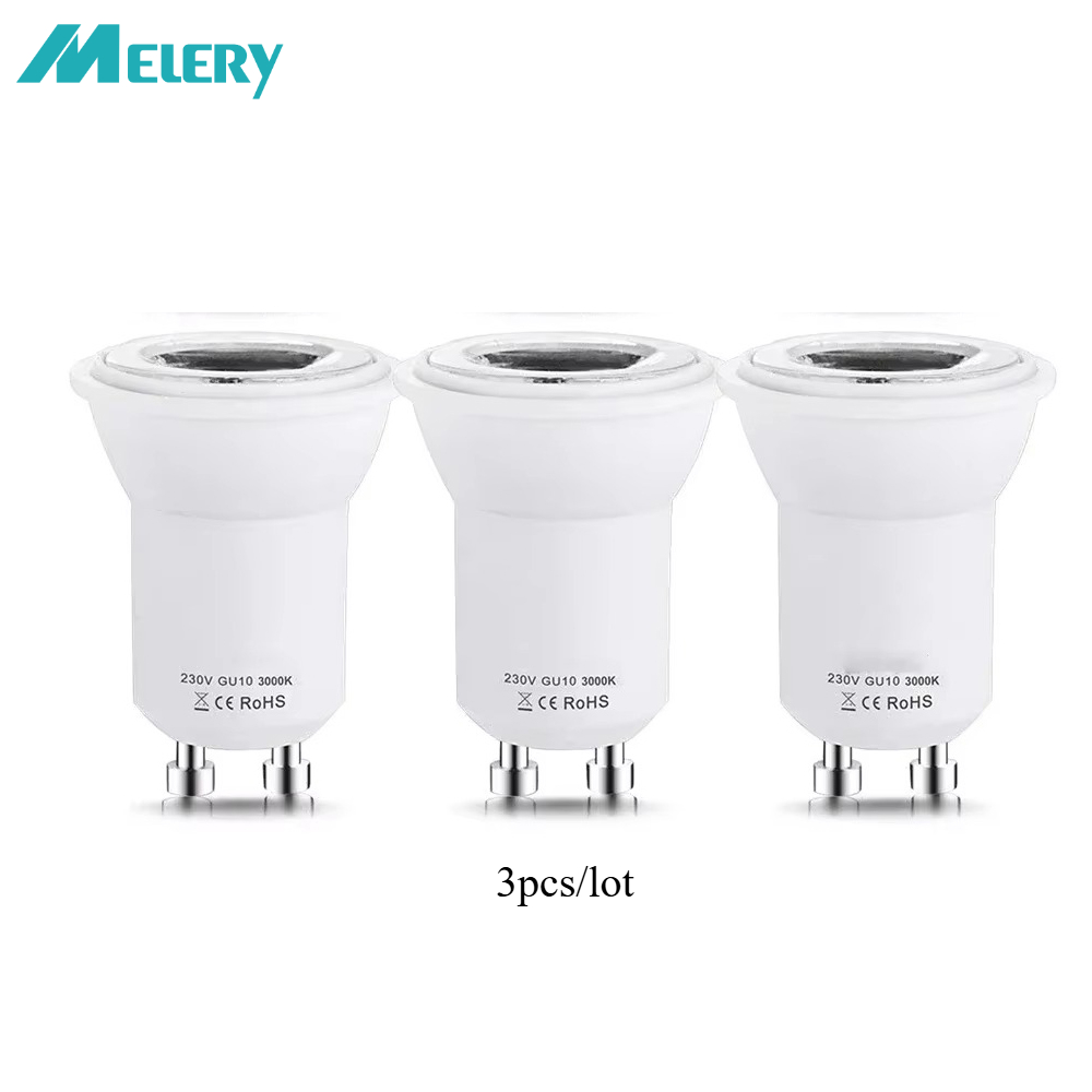 Melery LED 電球 2W ミニ GU10 SMD 3000/6000K 温白色/冷白色 35 ワット交換用小型 35mm 非調光 3 パック クラス A