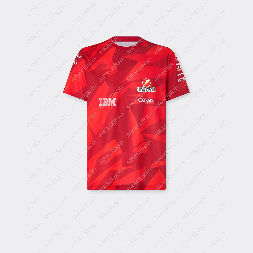 ハミルトン ルクレール ワン レーシング ラスベガス スペシャル エディション T シャツ モータースポーツ 公式 レッド 夏 速乾性 通気性 色褪せない
