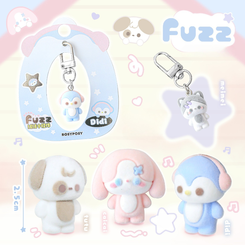 ぬいぐるみミニキーホルダーオーガナイザー漫画美的ベルベットソフトチャームイヤホン USB ドライブバックパックジッパーかわいいかわいいキーホルダー