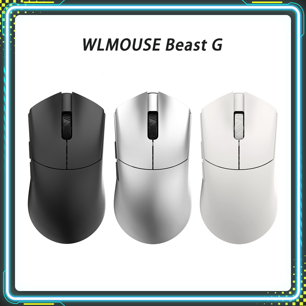ワイヤレス WLMOUSE 軽量ゲーミング Doul8K PAW3950HS 微結晶複合材料ゲーマー アクセサリー マウス Beast G Nordic54L15