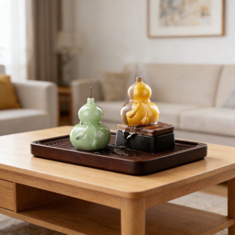 新しいキングコングひょうたん変色ティーペット小さな装飾品ティートレイ応接室の装飾クリエイティブ卓上の装飾茶道用