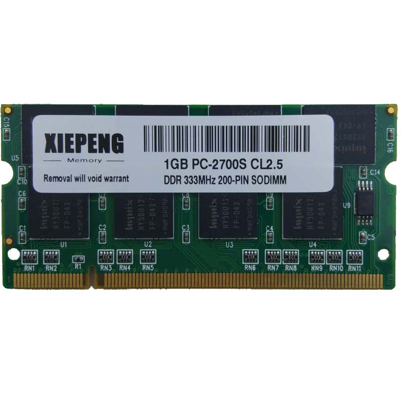 Acer Aspire 3004WLCi TravelMate TMC302XCi ノートブック用メモリ 1GB DDR 333 PC2700S RAM 512MB DDR-333MHz SODIMM