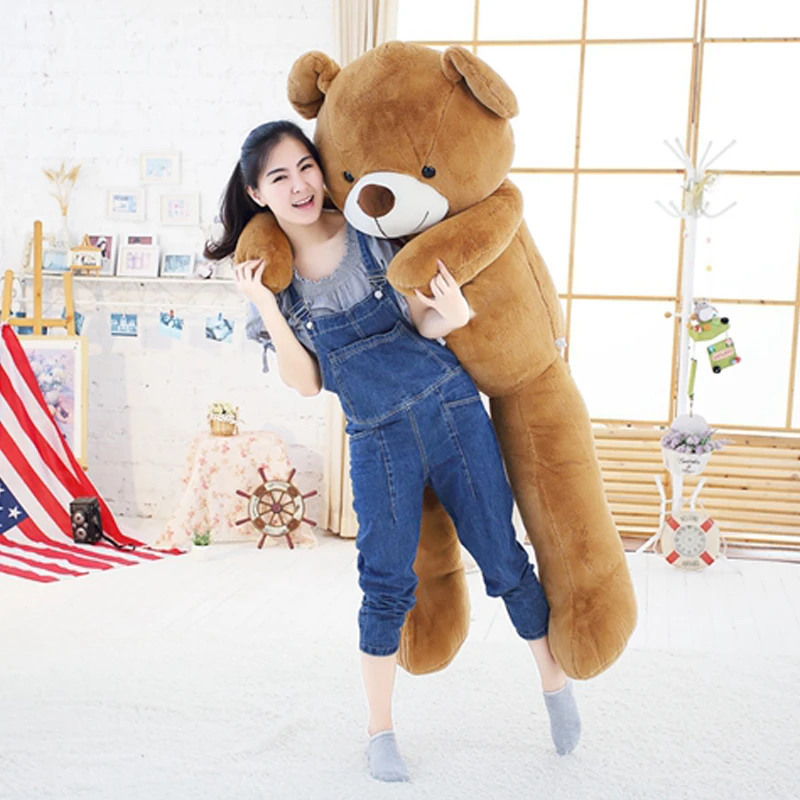 ビッグ人間サイズ充填テディベア巨大な子供の人形柔らかい枕ぬいぐるみぬいぐるみかわいい家の装飾子供のギフト女の子のため
