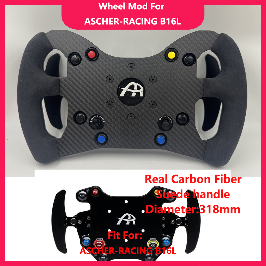 SIMPUSH フォーミュラレーシング Sim ホイール Mod GT3 GT4 Sim レーシング Simracing Ascher Racing B16L 用
