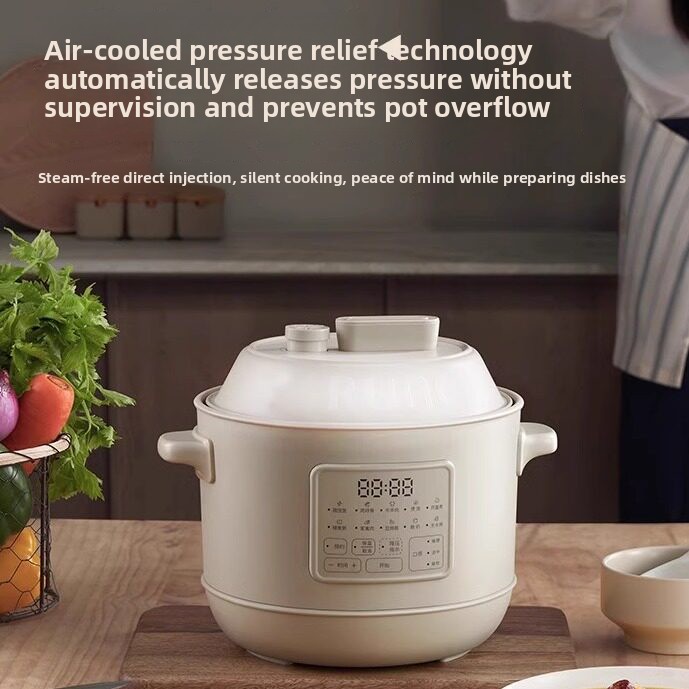 3-4人用電気炊飯器 1-2人用電気圧力鍋 316ステンレス鋼セラミックコーティング 3L