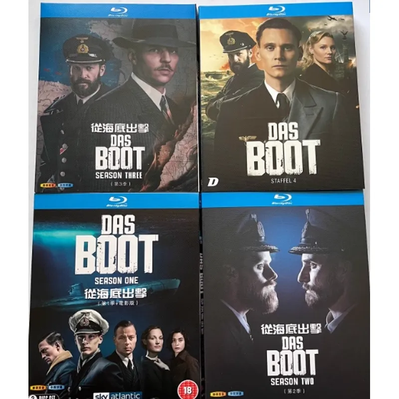 BD ブルーレイ ドイツドラマ「海の底から」シーズン 1 ～ 4 Das Boot Seasons 復元版 9 枚組ボックス