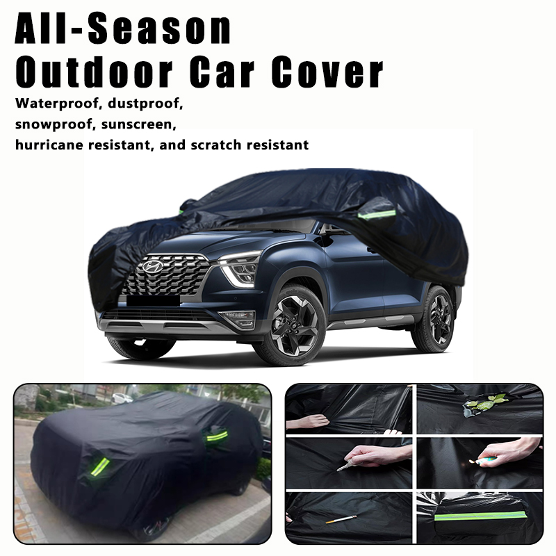 屋外車カバー防水防塵 UV 日焼け止め、フル車プロテクター外装アクセサリーヒュンダイ Creta iX35 GS