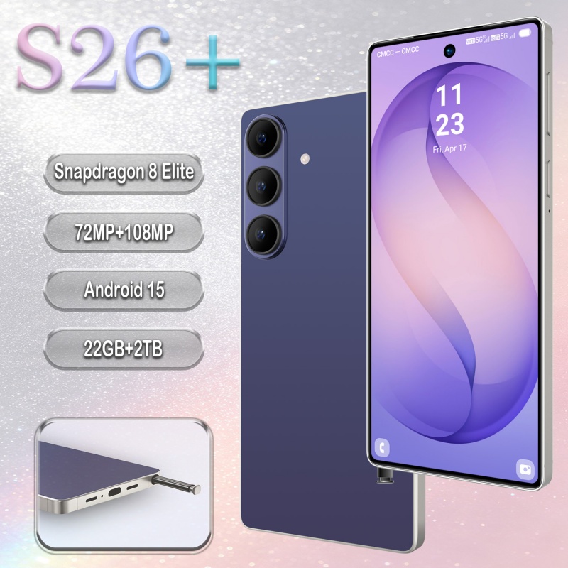 2026 新しいホット S26 オリジナルグローバルバージョン本社インテリジェント 4 グラム 5 グラム Snapdragon 8 Gen4 8000 mAh バッテリーデュアルカードデュアルスタンバイ