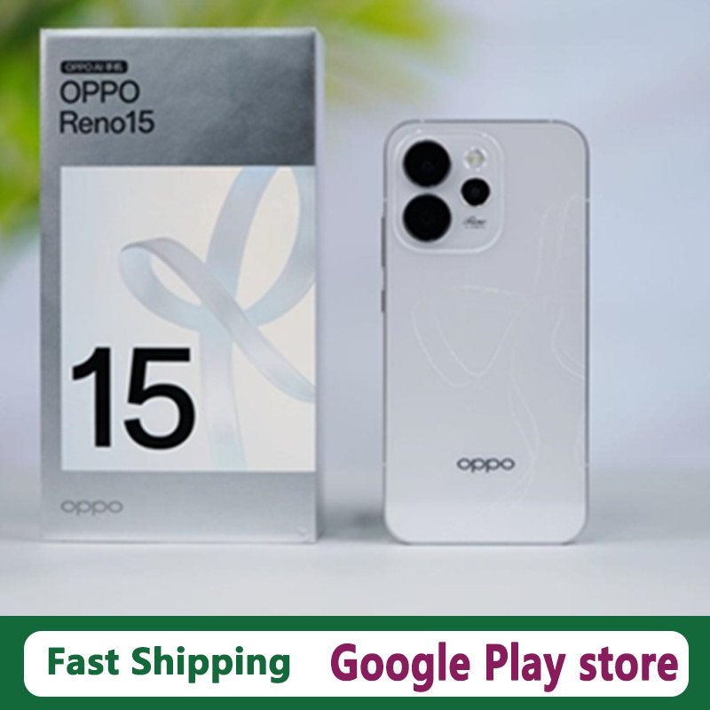 DHL 高速配信 Oppo Reno 15 携帯電話 Dimensity 8450 OTA 6.32 "AMOLED 200.0MP カメラ 80 ワット充電 6200mAh IP69 防水