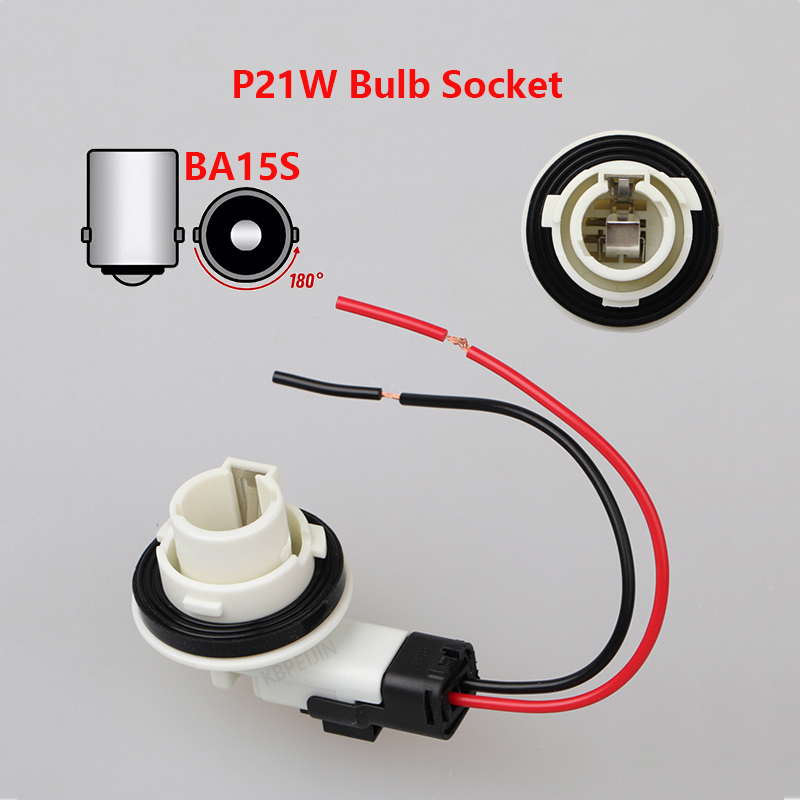 1x プジョー 408 3008 フォード久我ボルボ XC60 フォグライト BA15S P21W 電球ホルダーコネクタソケットアダプタアクセサリー