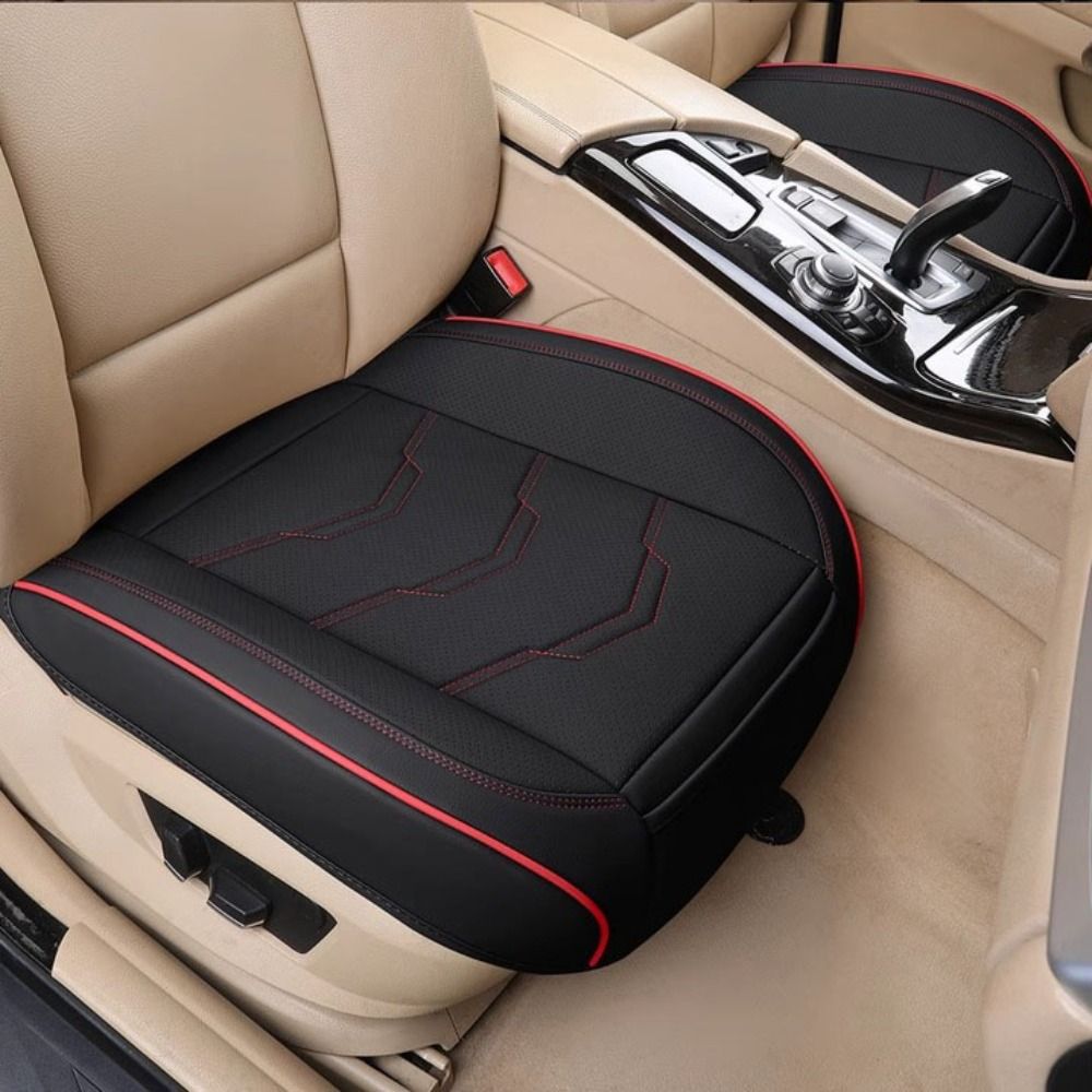 新しいユニバーサルカーシートカバー椅子パッドインテリアシートクッション完全カバー PU レザーシート保護パッド